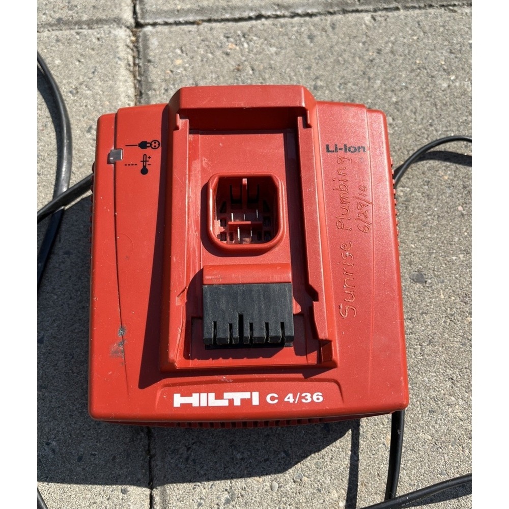 HILTI C 4/36 14.4V - 36V CPC Lithium-Ion Battery Charger TESTED